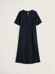 Seasalt Cornwall Navy Petite Grass Wave Dress - Image 4 of 5