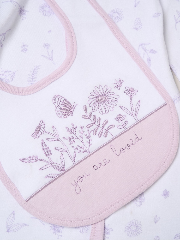 Rock-A-Bye Baby Boutique Purple All in One Baby Gift Set - Image 6 of 6