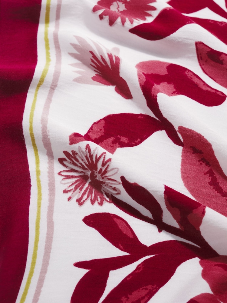 Seasalt Cornwall Pink May Garland Square Scarf - Image 4 of 4