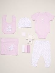 Rock-A-Bye Baby Boutique Purple 10-Piece Hanging Gift Set - Image 1 of 6