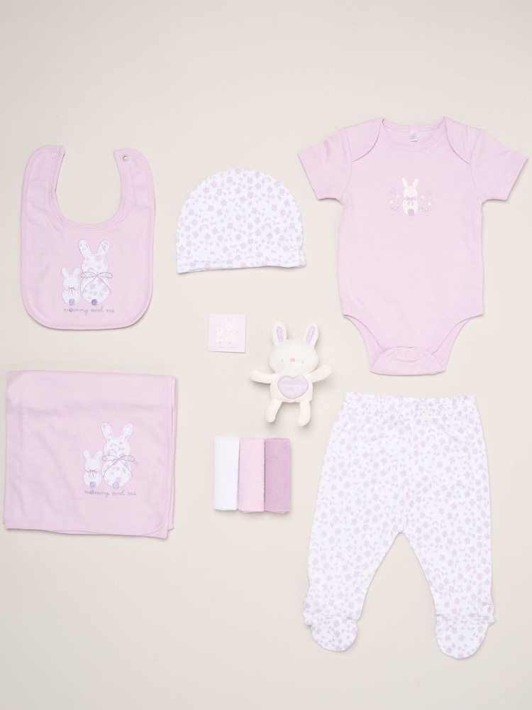 Rock-A-Bye Baby Boutique Purple 10-Piece Hanging Gift Set - Image 1 of 6 Rock-A-Bye Baby Boutique Purple 10-Piece Hanging Gift Set - Image 1 of 6