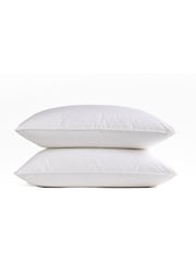 Christy Feather and Down White Pillow Pair - Image 2 of 2