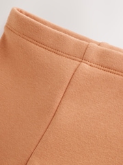 Rust Orange Cosy Fleece Lined Leggings (3mths-7yrs) - Image 7 of 9