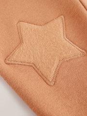 Rust Orange Cosy Fleece Lined Leggings (3mths-7yrs) - Image 8 of 9