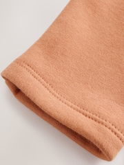 Rust Orange Cosy Fleece Lined Leggings (3mths-7yrs) - Image 9 of 9