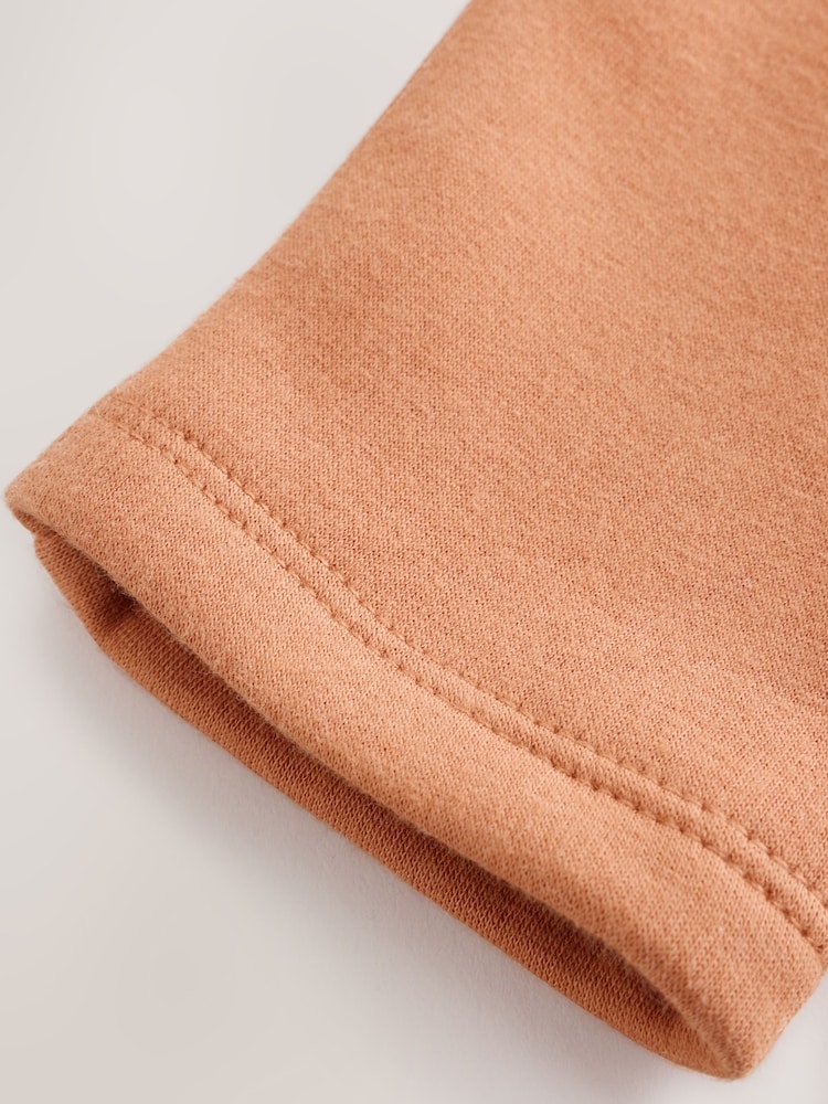 Rust Orange Cosy Fleece Lined Leggings (3mths-7yrs) - Image 9 of 9