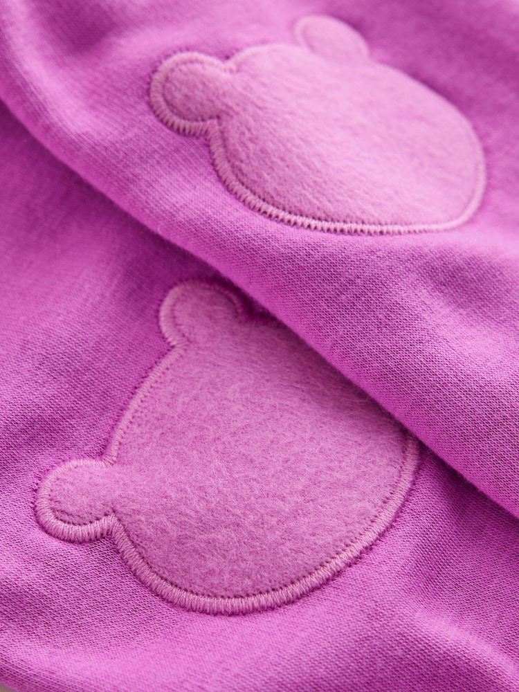 Purple Cosy Fleece Lined Leggings (3mths-7yrs) - Image 4 of 4