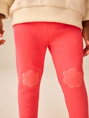 Pink Bright Cosy Fleece Lined Leggings (3mths-7yrs) - Image 3 of 7