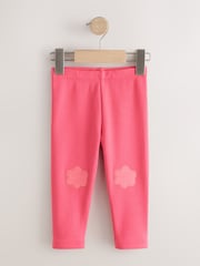 Pink Bright Cosy Fleece Lined Leggings (3mths-7yrs) - Image 4 of 7