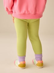 Green Cosy Fleece Lined Leggings (3mths-7yrs) - Image 3 of 8