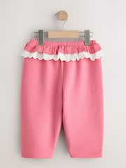 Pink Frill Waist Barrel Leg Trousers (3mths-7yrs) - Image 6 of 8