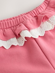 Pink Frill Waist Barrel Leg Trousers (3mths-7yrs) - Image 7 of 8