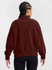 Mystic Date Braun - Nike One Polar Fleece Cardigan - Bild 2 von 3