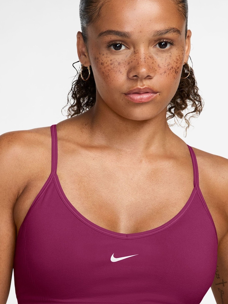 Nike True Berry Pro Seamless Light-Support Padded Sports Bra - Image 3 of 3 Nike True Berry Pro Seamless Light-Support Padded Sports Bra - Image 3 of 3