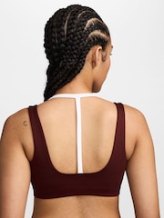 Nike Mystic Date Brown One Light Support Padded Strappy Sports Bra - Image 2 of 3