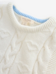 Laura Ashley Ivory Knitted Heart Tank - Image 2 of 3