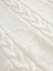 Laura Ashley Ivory Knitted Heart Tank - Image 3 of 3