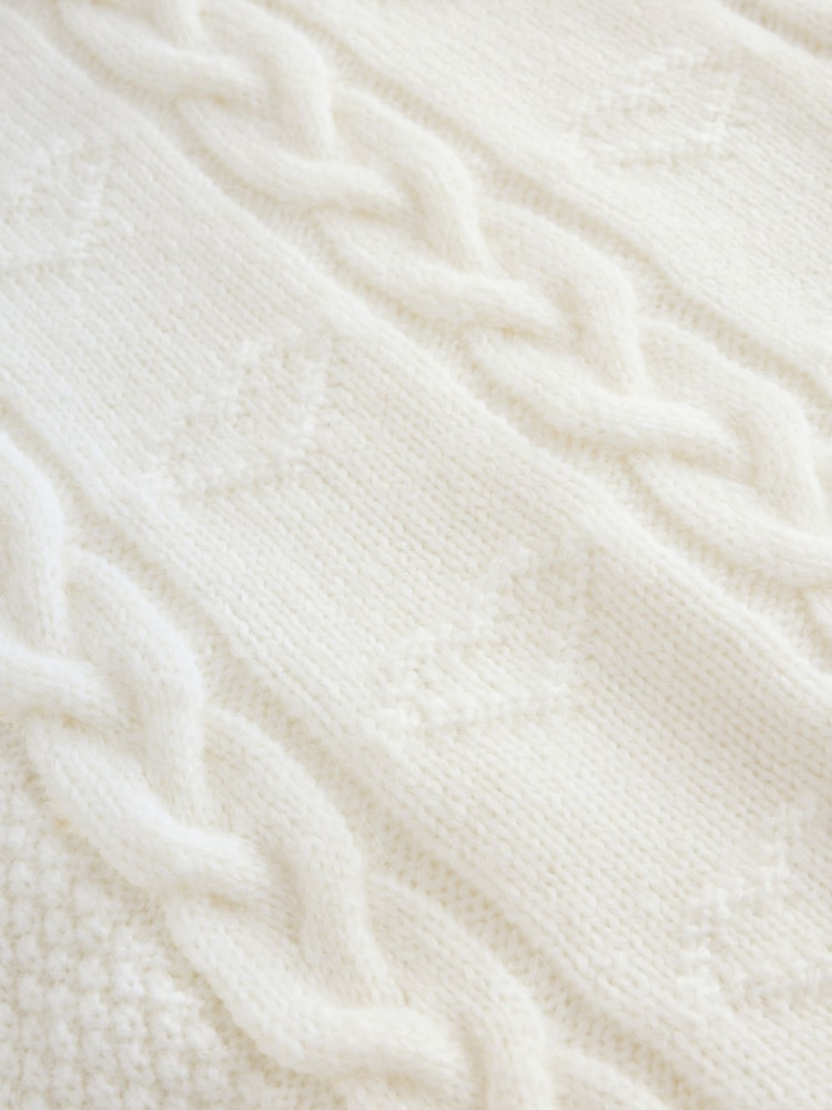 Laura Ashley Ivory Knitted Heart Tank - Image 3 of 3