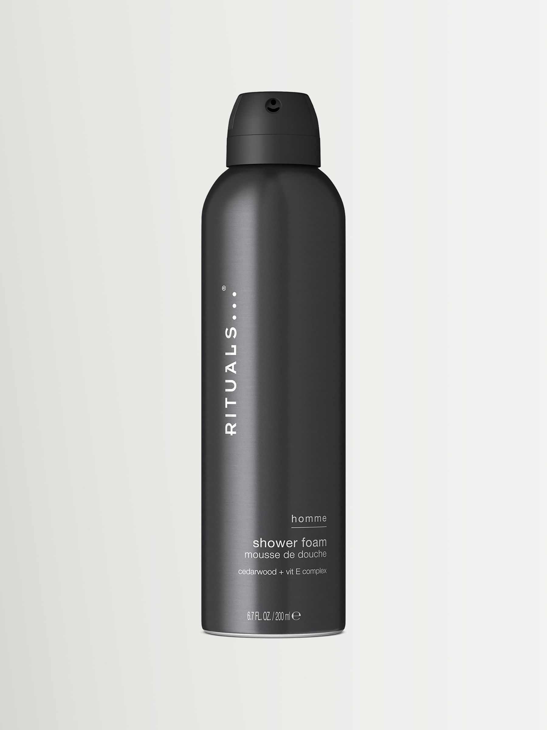 Rituals Homme Collection Foaming Shower Gel Cedar Wood + Vitamin E Complex 200ml - Image 3