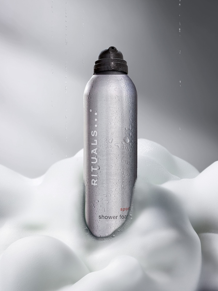 Rituals Sport Shower Foam Activated Charcoal 200ml - Image 2 of 5
