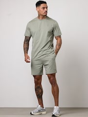 Gym King Green Victory Loopback Shorts - Image 1 of 4