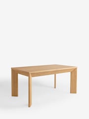 Light Natural Oak Effect Malvern 6 to 8 Seater Extending Dining Table - Image 2 of 13