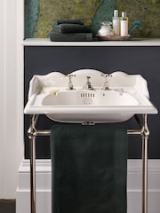 Christy Black Luxe Heavyweight Turkish Cotton Towel - Image 2 of 3