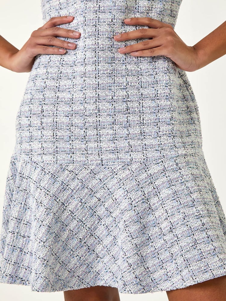 Roman – strukturiertes Stretch-Kleid mit Rüschensaum - Bild 5 von 5