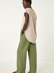 Haut Roman Plissé encolure crantée - Image 4 sur 5