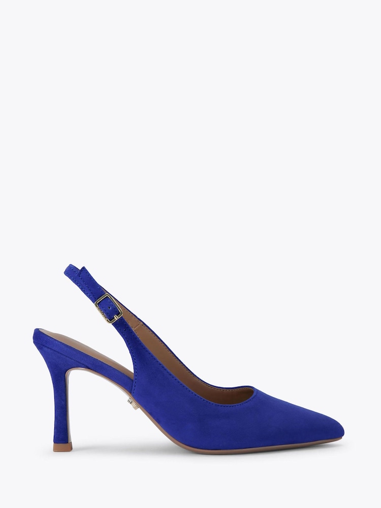 Carvela Blue Corletta Sling Jewel Shoes - Image 2 of 5 Carvela Blue Corletta Sling Jewel Shoes - Image 2 of 5