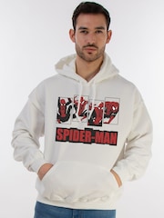 Brands In Marvel Spider-Man Squares Hoodie - 5şəkildən 1 şəkil