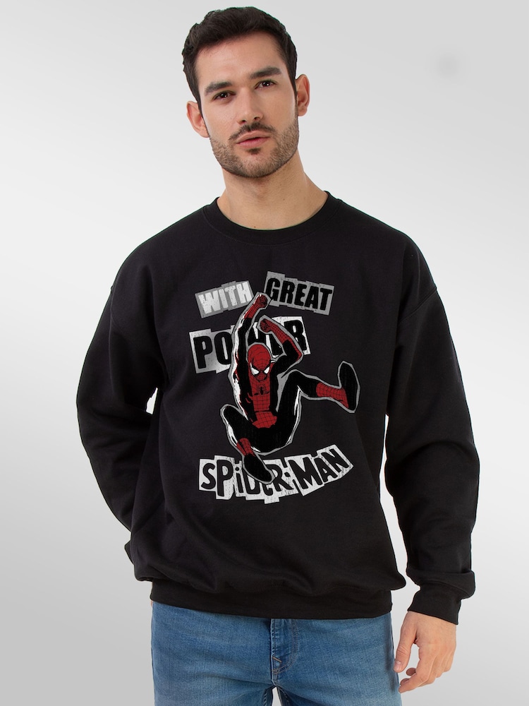 Brands In Marvel Spider-Man Great Power Sweat Top - Image 1 sur 5