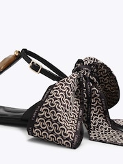 Carvela Black Sorrento Gem Flat Sandals - Image 3 of 4