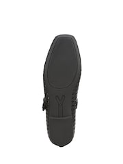 Vionic Black Alameda Woven Arch Support Mary Janes Shoes - Image 4 of 7