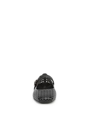 Vionic Black Alameda Woven Arch Support Mary Janes Shoes - Image 7 of 7