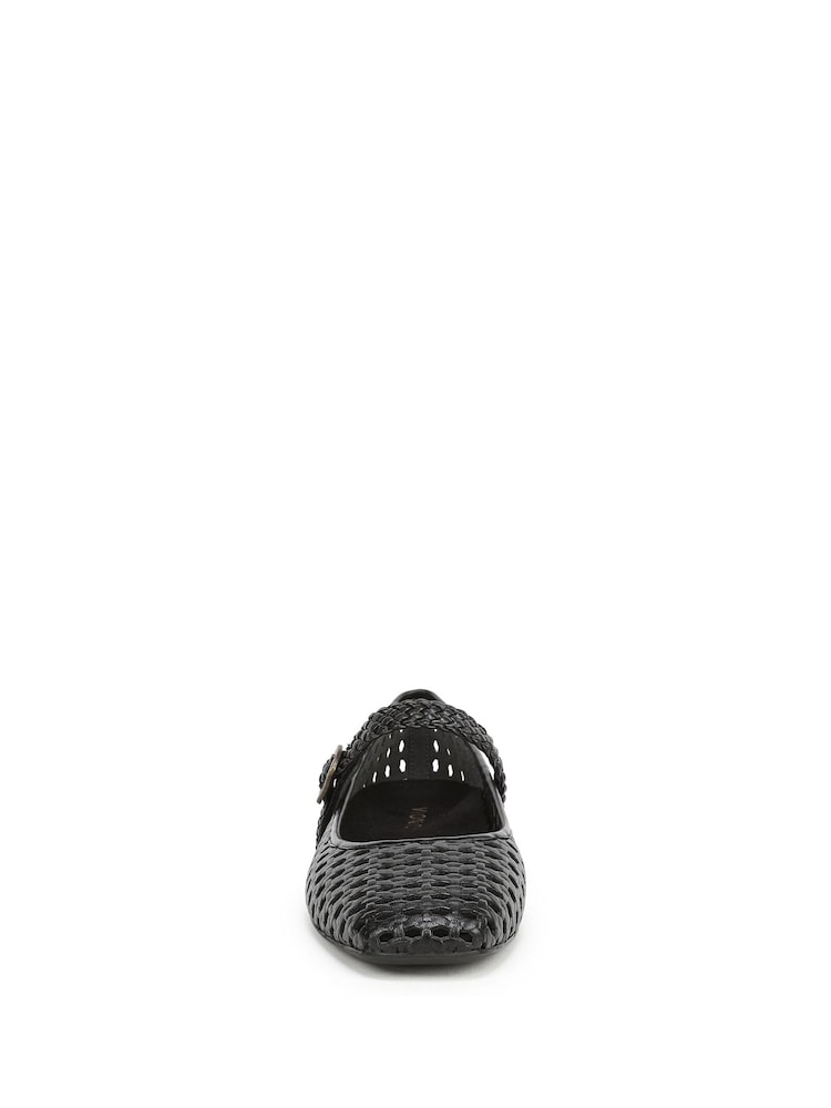 Vionic Black Alameda Woven Arch Support Mary Janes Shoes - Image 7 of 7