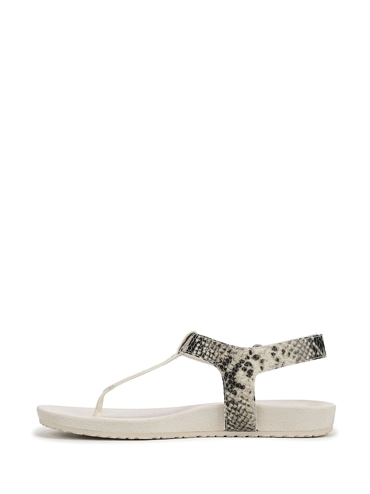 Vionic Cream Palisades Regular Fit Arch Support Toe Post Sandals - Image 2 of 7