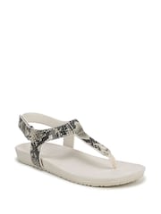 Vionic Cream Palisades Regular Fit Arch Support Toe Post Sandals - Image 3 of 7