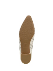 Vionic Cream Gracia Woven Regular Fit Arch Support Ballet Flats - Image 4 of 7