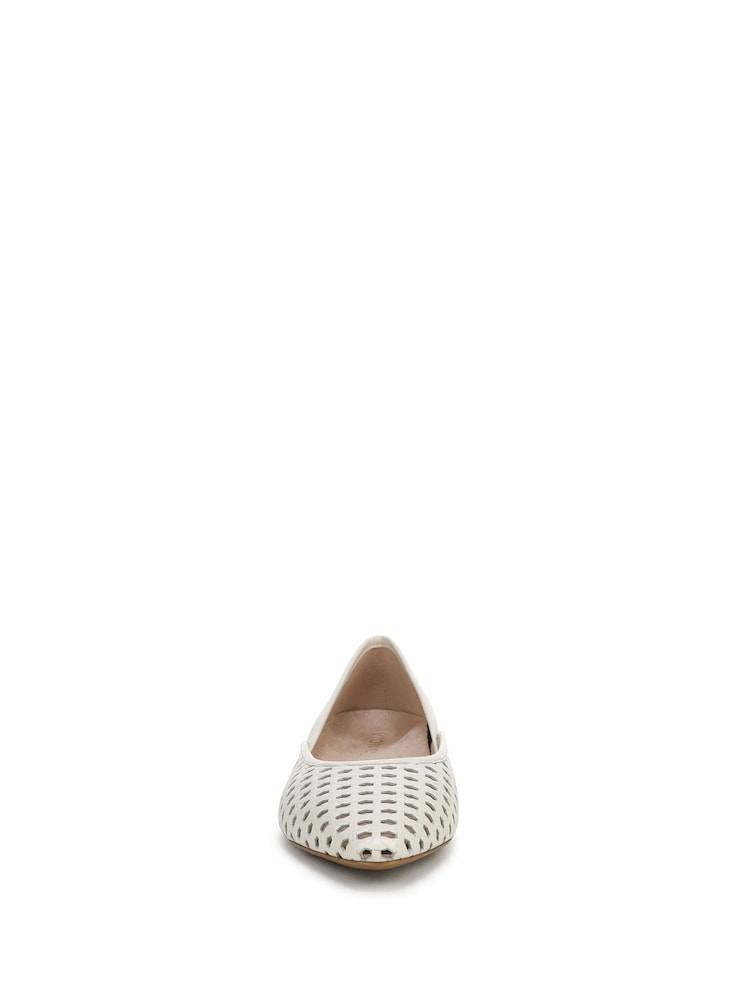 Vionic Cream Gracia Woven Regular Fit Arch Support Ballet Flats - Image 7 of 7