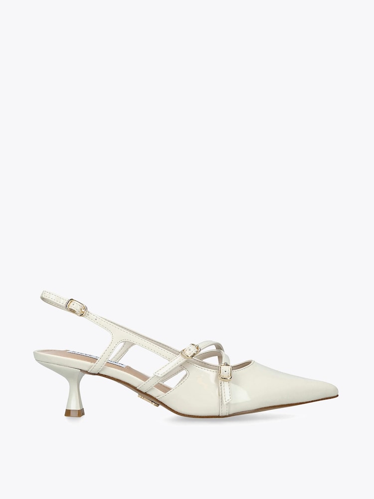 Steve Madden White Lindale Pumps - Image 1 of 4