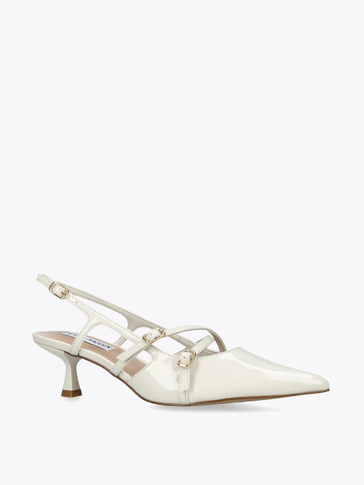 Steve Madden White Lindale Pumps - Image 2 of 4