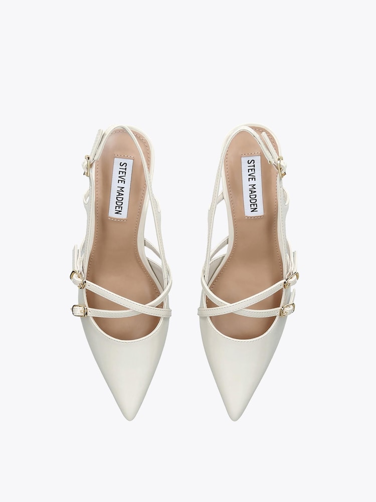 Steve Madden White Lindale Pumps - Image 4 of 4