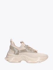 Steve Madden Beige Match-Re Trainers - Image 1 of 4