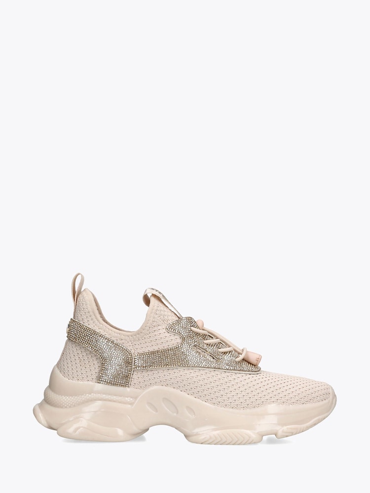 Steve Madden Beige Match-Re Trainers - Image 1 of 4