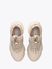 Steve Madden Beige Match-Re Trainers - Image 3 of 4