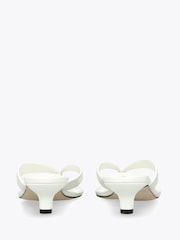 Steve Madden White Tracie Suede Sandals - Image 3 of 4