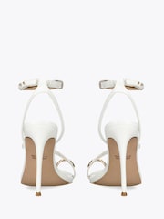 Steve Madden White Tia Sandals - Image 3 of 4