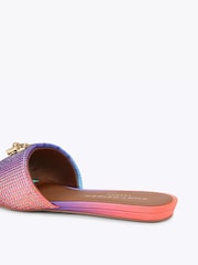 Kurt Geiger London Pink Brixton Flat Sandals - Image 4 of 4