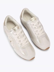 Kurt Geiger London Gold Bromley Slimline Trainers - Image 2 of 4